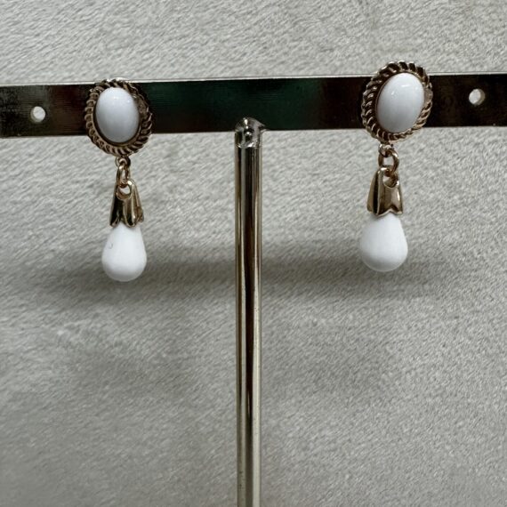 Pendientes corales niña Blanco.