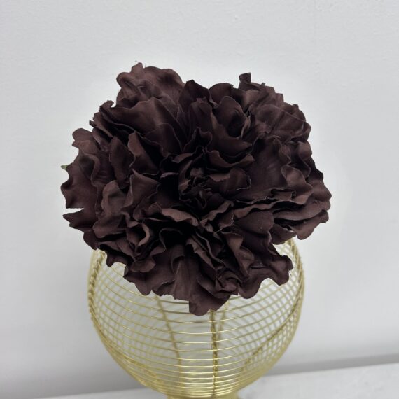 Peonias Grandes Marron Chocolate.
